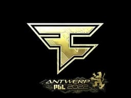 Sticker | FaZe Clan (Gold) | Antwerp 2022