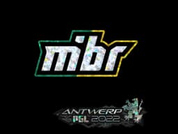 Sticker | MIBR (Glitter) | Antwerp 2022