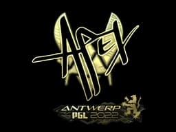 Sticker | apEX (Gold) | Antwerp 2022