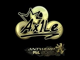 Sticker | Ax1Le (Gold) | Antwerp 2022