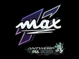 Sticker | max (Glitter) | Antwerp 2022