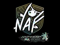 Sticker | NAF (Glitter) | Antwerp 2022