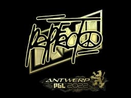 Sticker | Perfecto (Gold) | Antwerp 2022