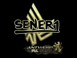 Sticker | SENER1 (Gold) | Antwerp 2022