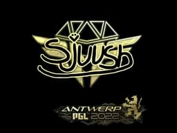 Sticker | sjuush (Gold) | Antwerp 2022