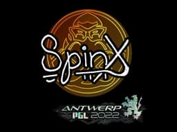 Sticker | Spinx (Glitter) | Antwerp 2022