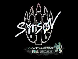 Sticker | syrsoN (Glitter) | Antwerp 2022