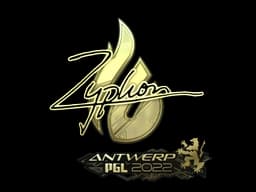 Sticker | Zyphon (Gold) | Antwerp 2022