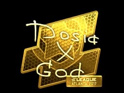 Sticker | Dosia (Gold) | Atlanta 2017