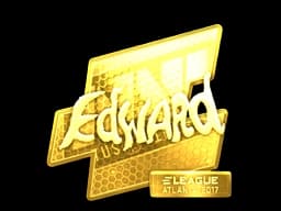 Sticker | Edward (Gold) | Atlanta 2017