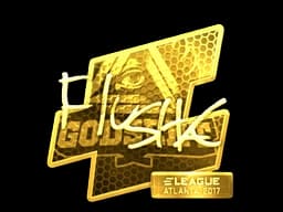 Sticker | flusha (Gold) | Atlanta 2017