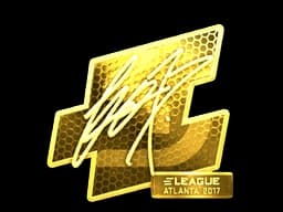 Sticker | fox (Gold) | Atlanta 2017