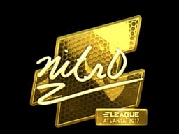 Sticker | nitr0 (Gold) | Atlanta 2017