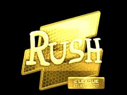 Sticker | RUSH (Gold) | Atlanta 2017