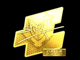 Sticker | shox (Gold) | Atlanta 2017