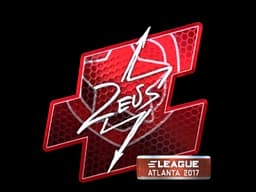 Sticker | Zeus (Foil) | Atlanta 2017