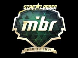 Sticker | MIBR (Gold) | Berlin 2019