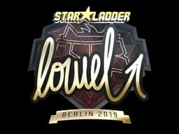 Sticker | loWel (Gold) | Berlin 2019