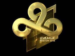 Sticker | Cloud9 (Gold) | Boston 2018