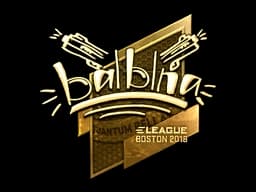 Sticker | balblna (Gold) | Boston 2018