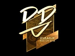 Sticker | DD (Gold) | Boston 2018