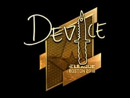 Sticker | device (Gold) | Boston 2018