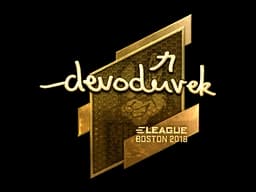 Sticker | devoduvek (Gold) | Boston 2018