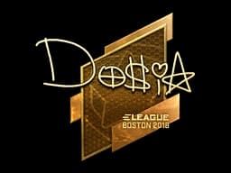 Sticker | Dosia (Gold) | Boston 2018