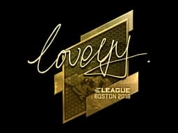 Sticker | LoveYY (Gold) | Boston 2018