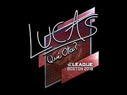 Sticker | LUCAS1 (Foil) | Boston 2018