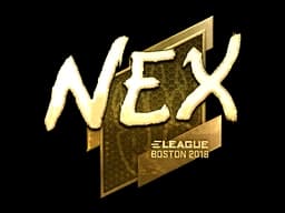 Sticker | nex (Gold) | Boston 2018