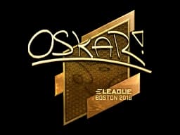 Sticker | oskar (Gold) | Boston 2018