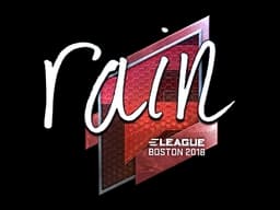 Sticker | rain (Foil) | Boston 2018