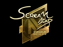 Sticker | ScreaM (Gold) | Boston 2018