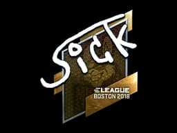 Sticker | SicK (Foil) | Boston 2018