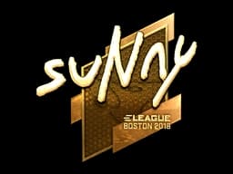 Sticker | suNny (Gold) | Boston 2018