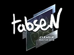 Sticker | tabseN (Foil) | Boston 2018