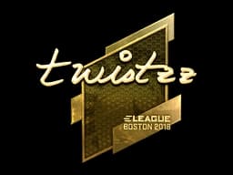 Sticker | Twistzz (Gold) | Boston 2018