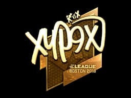 Sticker | Xyp9x (Gold) | Boston 2018