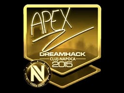 Sticker | apEX (Gold) | Cluj-Napoca 2015