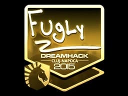 Sticker | FugLy (Gold) | Cluj-Napoca 2015