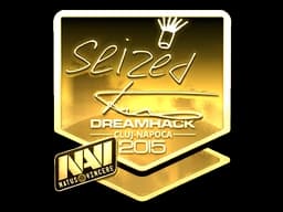 Sticker | seized (Gold) | Cluj-Napoca 2015