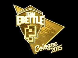 Sticker | Team eBettle (Gold) | Cologne 2015