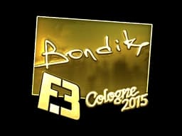 Sticker | bondik (Gold) | Cologne 2015