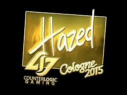 Sticker | hazed (Gold) | Cologne 2015