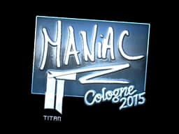 Sticker | Maniac (Foil) | Cologne 2015