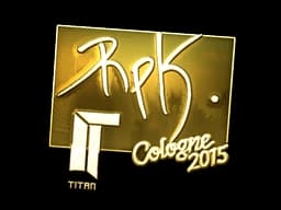 Sticker | RpK (Gold) | Cologne 2015