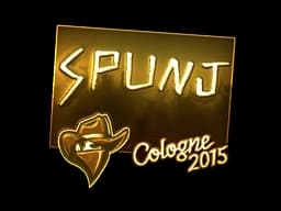 Sticker | SPUNJ (Gold) | Cologne 2015