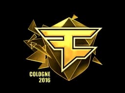 Sticker | FaZe Clan (Gold) | Cologne 2016