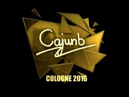 Sticker | cajunb (Gold) | Cologne 2016